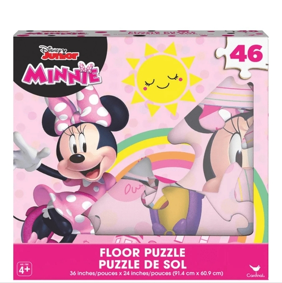 Minnie Mouse Floor Puzzle 46 Pieces - Picture 1 of 3